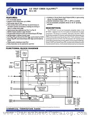 IDT72V3611 datasheet pdf IDT