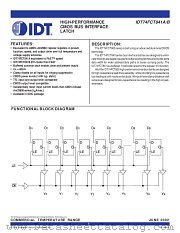 IDT74FCT841 datasheet pdf IDT
