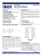 IDT74LVC11A datasheet pdf IDT