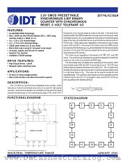 IDT74LVC163A datasheet pdf IDT