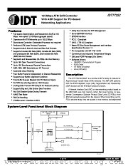 IDT77252 datasheet pdf IDT