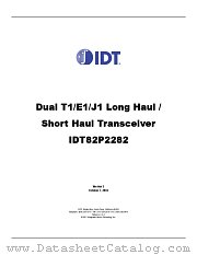 IDT82P2282 datasheet pdf IDT