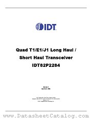 IDT82P2284 datasheet pdf IDT