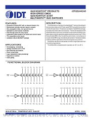 QS34X245 datasheet pdf IDT