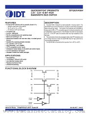 QS3VH384 datasheet pdf IDT