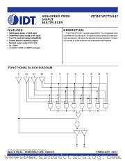QS74FCT251T datasheet pdf IDT