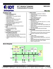 IDT79RC32351 datasheet pdf IDT
