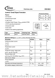 BSO4804 datasheet pdf Infineon