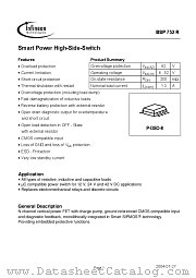 BSP752-R datasheet pdf Infineon