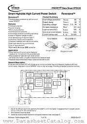 BTS555 datasheet pdf Infineon