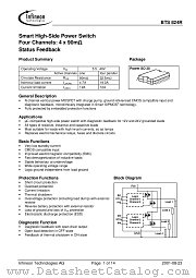 BTS824-R datasheet pdf Infineon