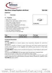 TLE6365G datasheet pdf Infineon