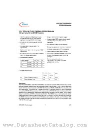 HYS64V32300GU-7.5-D datasheet pdf Infineon