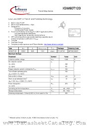 IGW60T120 datasheet pdf Infineon
