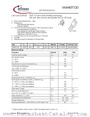 IHW40T120 datasheet pdf Infineon