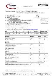 IKW40T120 datasheet pdf Infineon