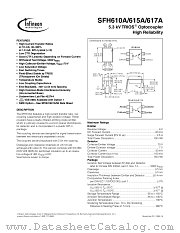 SFH611A-1 datasheet pdf Infineon