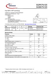 SGB07N120 datasheet pdf Infineon