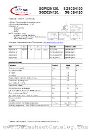 SGI02N120 datasheet pdf Infineon