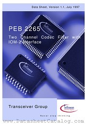 PEB2265HV1.1 datasheet pdf Infineon