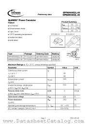 SPB80N06S2L-06 datasheet pdf Infineon