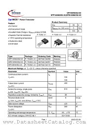 SPB100N03S2-03 datasheet pdf Infineon