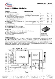 TLE6240GP datasheet pdf Infineon