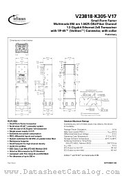 V23818-K305-V17 datasheet pdf Infineon