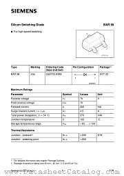 BAR99 datasheet pdf Infineon