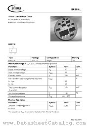 BAS116 datasheet pdf Infineon