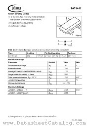 BAT64-07E6433 datasheet pdf Infineon