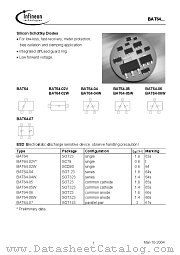 BAT64-06W datasheet pdf Infineon