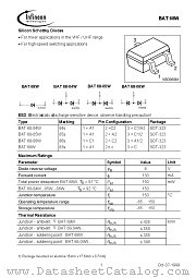 BAT68W datasheet pdf Infineon