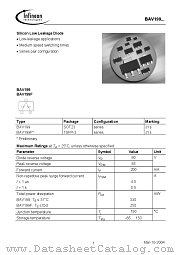 BAV199 datasheet pdf Infineon