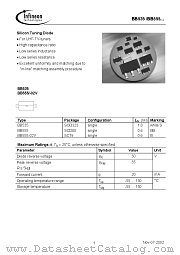 BB555 datasheet pdf Infineon