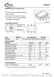 BC846PN datasheet pdf Infineon