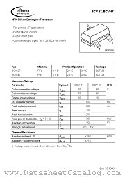 BCV27 datasheet pdf Infineon