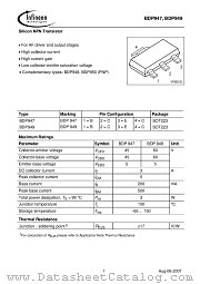 BDP949 datasheet pdf Infineon