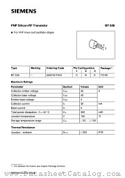 BF506 datasheet pdf Infineon