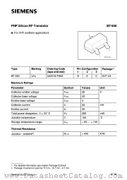 BF660 datasheet pdf Infineon