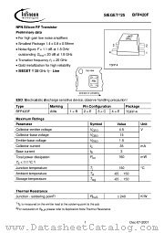BFP420F datasheet pdf Infineon