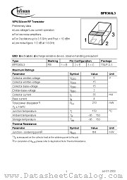 BFR360L3 datasheet pdf Infineon