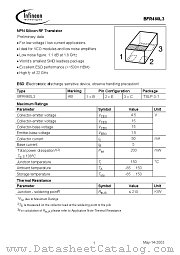 BFR460L3E6327 datasheet pdf Infineon