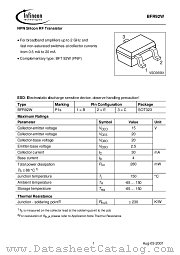BFR92W datasheet pdf Infineon