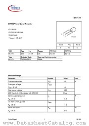 BS170E6288 datasheet pdf Infineon