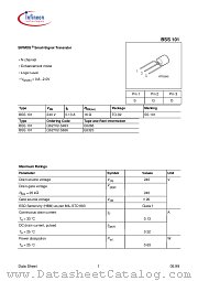 BSS101E6325 datasheet pdf Infineon