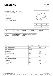 BSS284 datasheet pdf Infineon