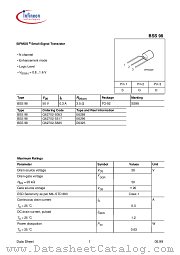 BSS98E6288 datasheet pdf Infineon