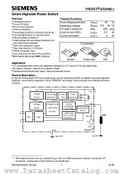 BTS409-L1E3062A datasheet pdf Infineon