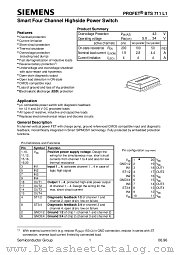 BTS711-L1 datasheet pdf Infineon